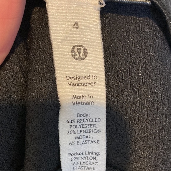 Lululemon Flared Zip Pants Leggings 4 Black Ribbed Softstreme wide leg workout - Picture 13 of 16